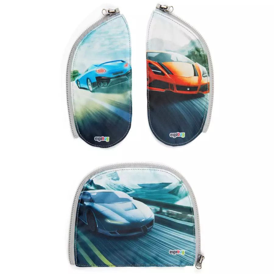 Ergobag Zubehör Pack  Cubo light Zippies - Zip-Set 3tlg. Autos