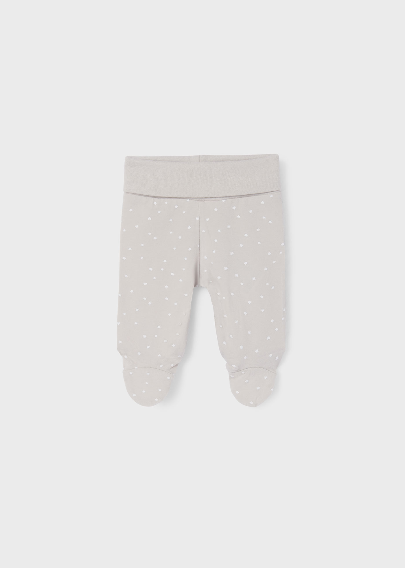 Conjunto de 3 peças em algodão sustentável para recém-nascidos.