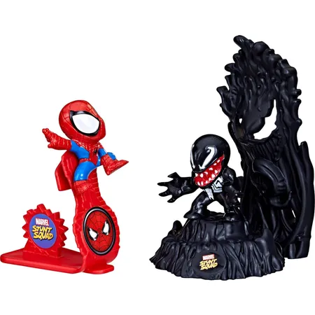Hasbro Marvel Stunt Squad Spider-Man vs. Venom Spielset