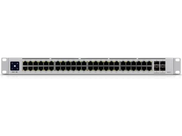 Ubiquiti UniFi Switch USW-PRO-48-POE - Switch - Administreret - 48 x 10/100/1000 (40 PoE , 8 PoE  )   4 x 10Gb Ethernet SFP  - monterbar på stativ - PoE   (600 W) - AC 120/230 V / DC 11,5/52 V