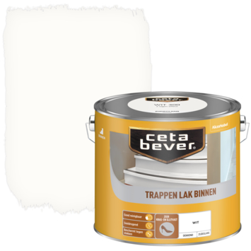 Cetabever trappenlak dekkend wit zijdeglans 2,5 l
