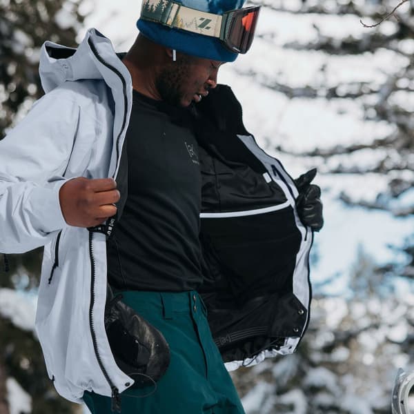Veste snowboard BURTON M AK GORE CYCLIC JK GRAY CLOUD