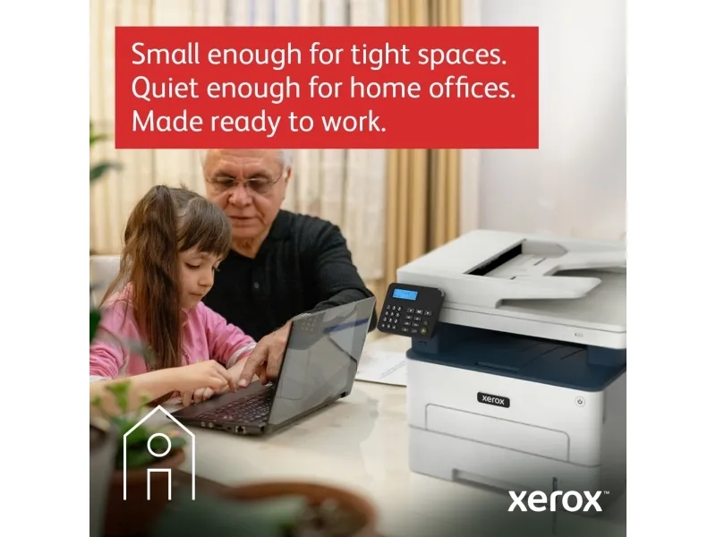 Xerox B225 - Multifunktionsprinter - S/H - laser - A4/Legal (medie) - op til 34 spm (udskriver) - 250 ark - USB 2.0, LAN, Wi-Fi(n), USB 2.0 vært - Green World Alliance returneringsprogram