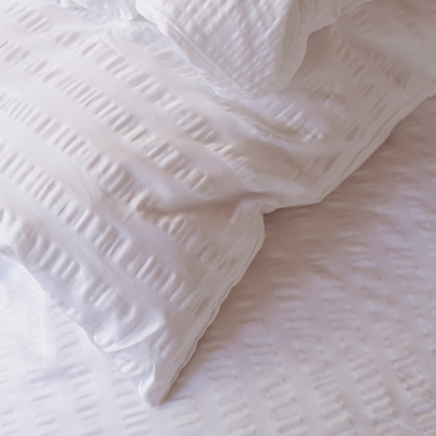 Crisp Sheets Smooth Waffle Dekbedovertrek 240 x 220 cm -  WhiteÂ