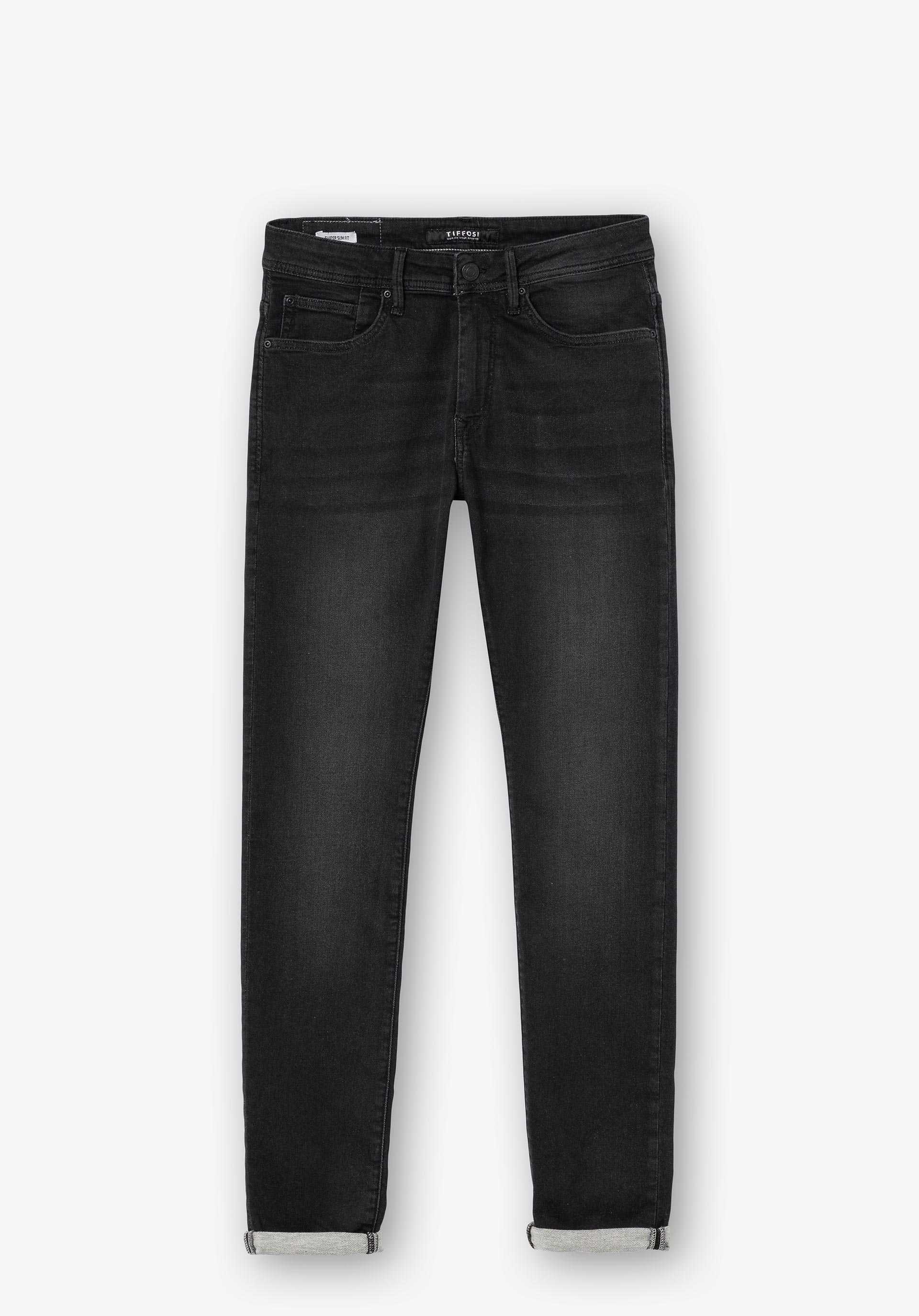 Jeans Indigo Knit Super Slim