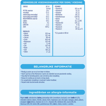 Hero Nutrasense 3 1+ Jaar Peutermelk 2 x 350 g