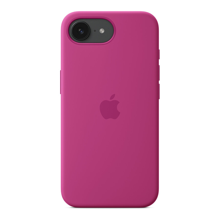 Apple Coque en silicone Fuchsia - iPhone 16e