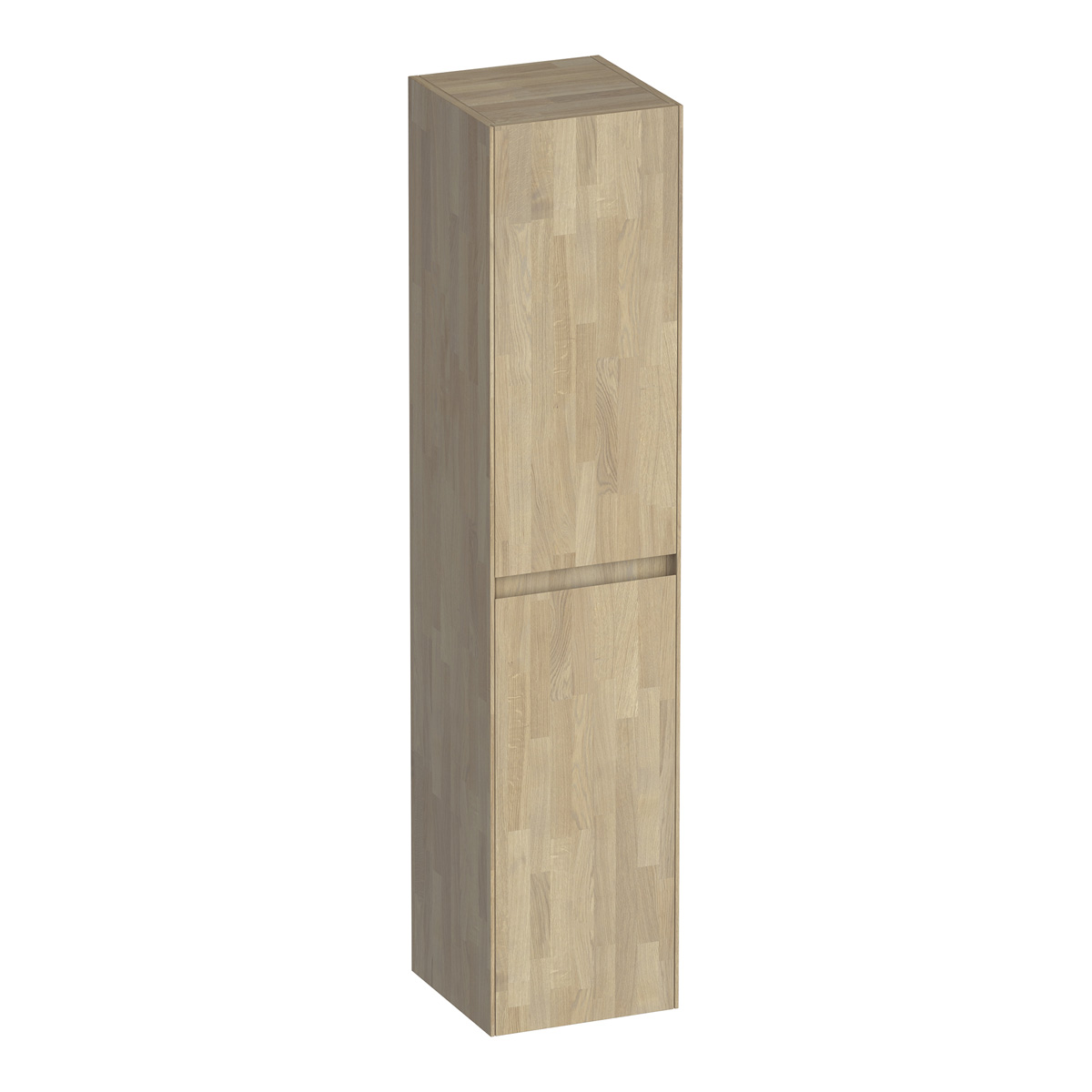 Brauer Inspire kolomkast 160cm links- of rechtsdraaiend vingerlas eiken grijs