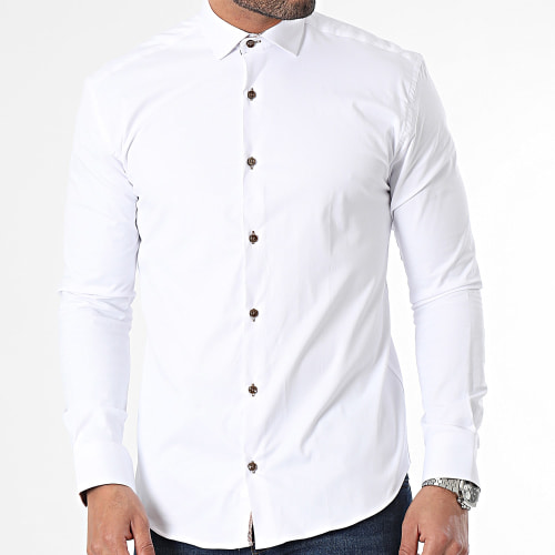Chemise Manches Longues Blanc