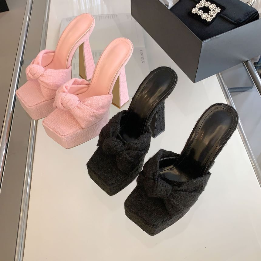 FRAISO - Plateau sandalen met dikke hak