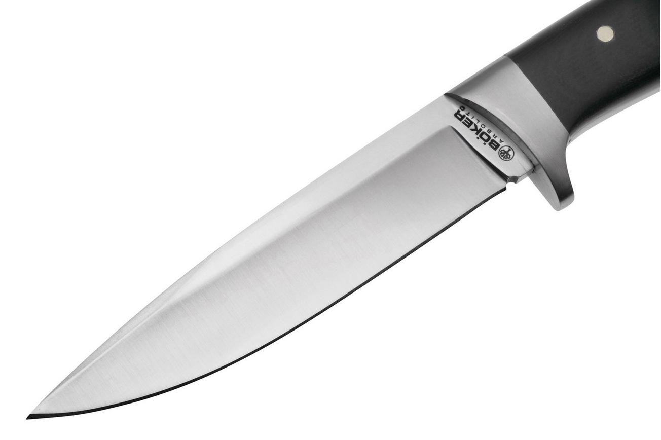 Böker Arbolito Newenche 02BA353G10 Black G10, vaststaand mes