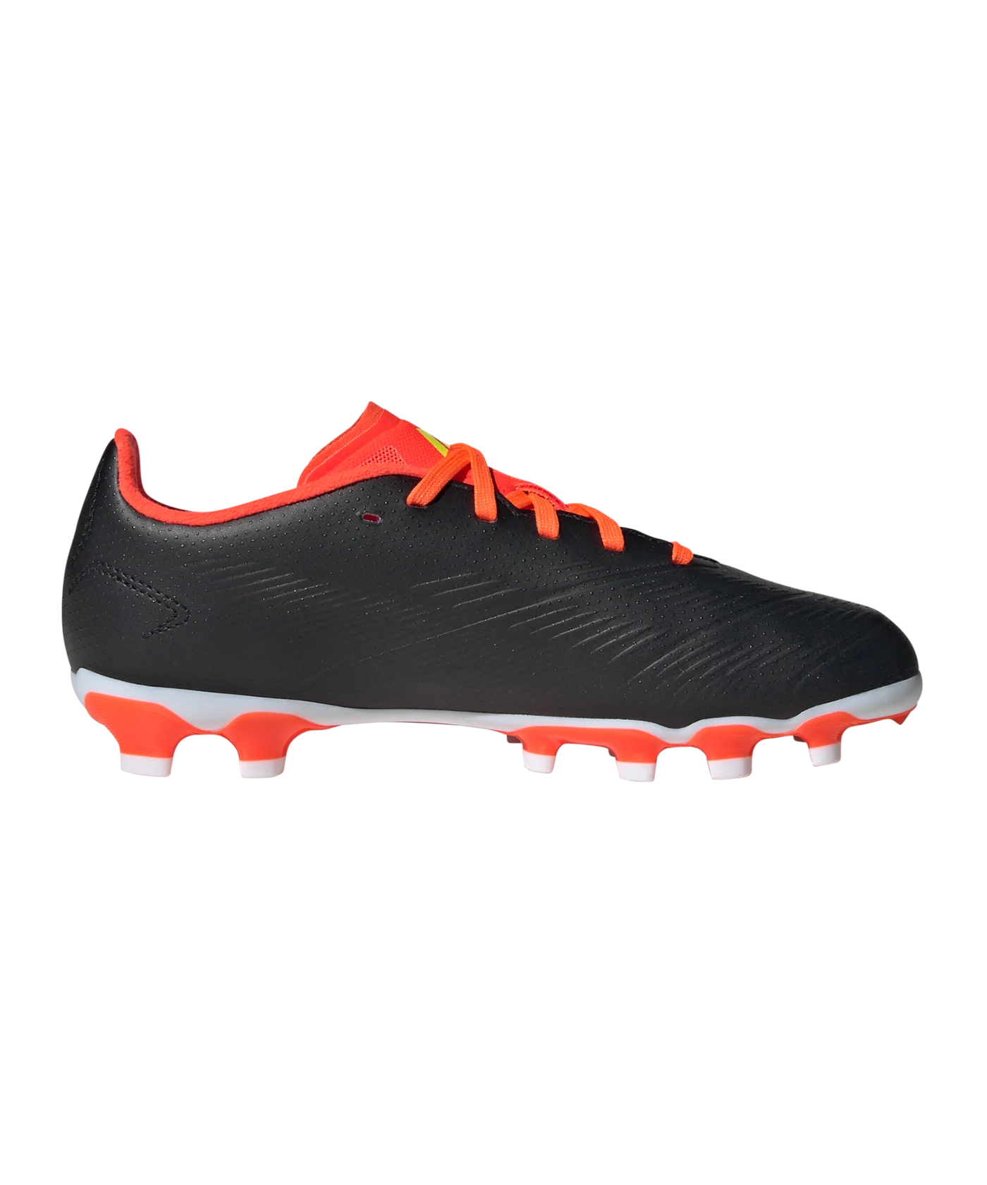adidas Predator League MG Solar Energy Kids Schwarz Weiss Rot