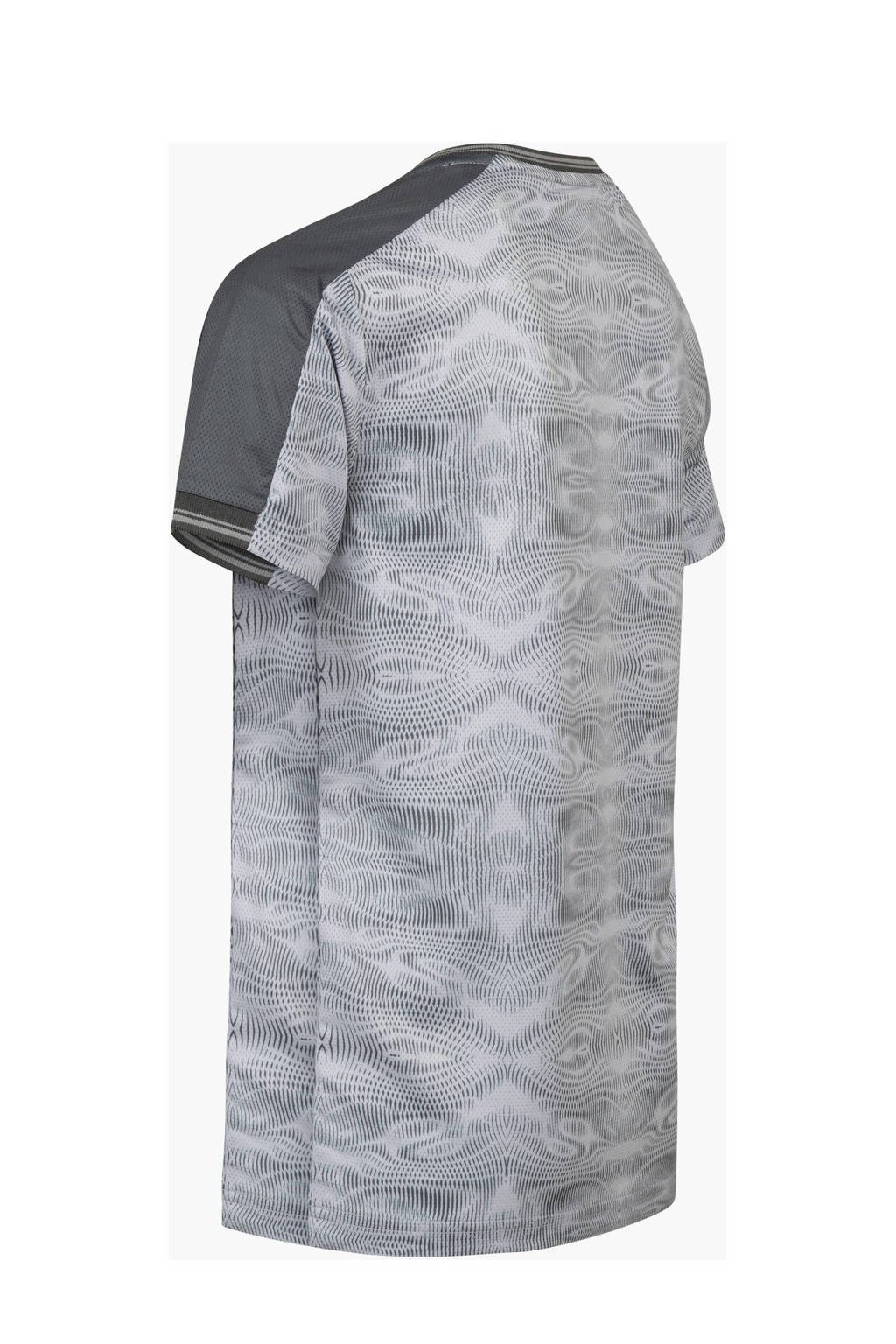 Cruyff sportshirt Brooke grijs