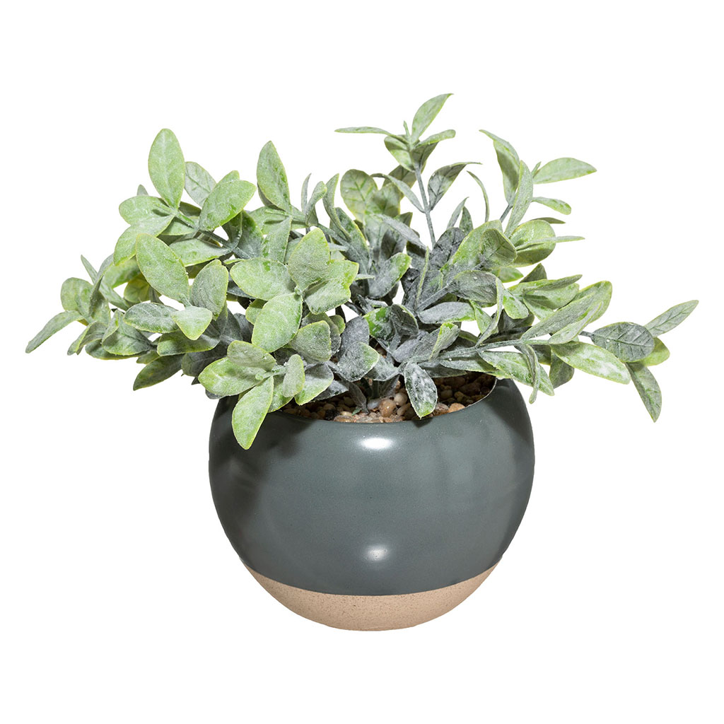 Plante artificielle en pot KOTA céramique 24x20cm