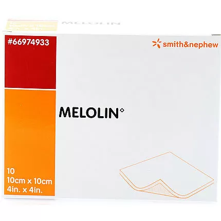 Melolin Gazekompres 10 x10 cm - 10 stk.