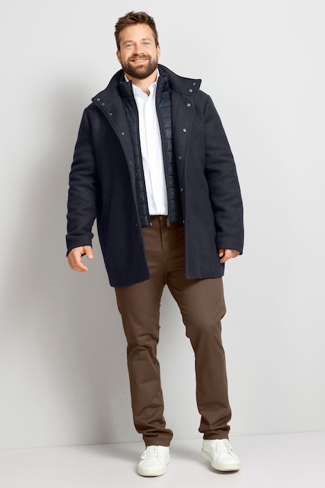 Boston Park Longjacke, Steppeinsatz Stehkragen, bis 74