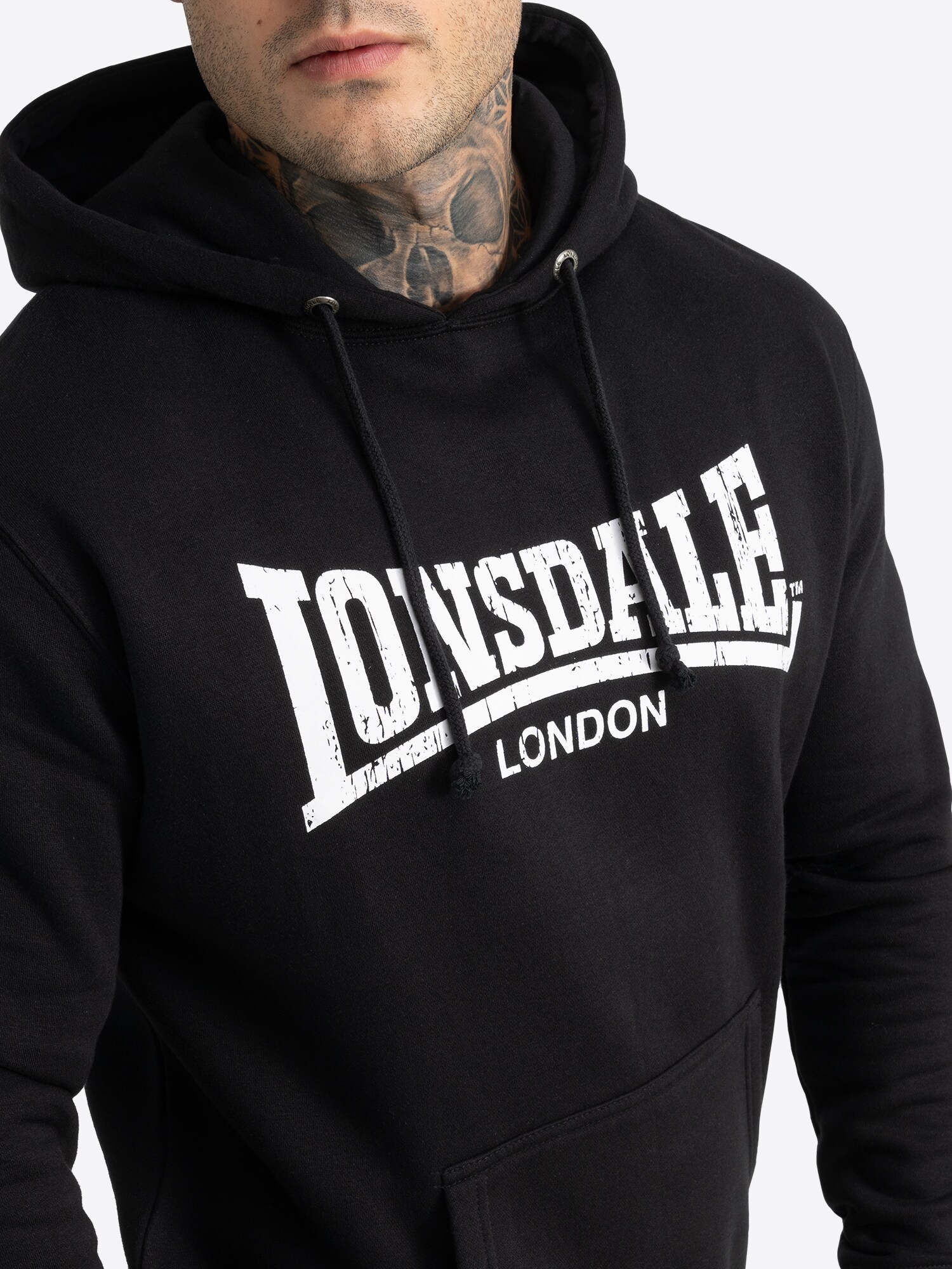 Lonsdale Herren Kapuzensweatshirt normale Passform WOLTERTON