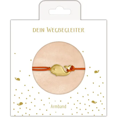 Coppenrath Verlag Armband mit Walanhänger (vergoldet)
