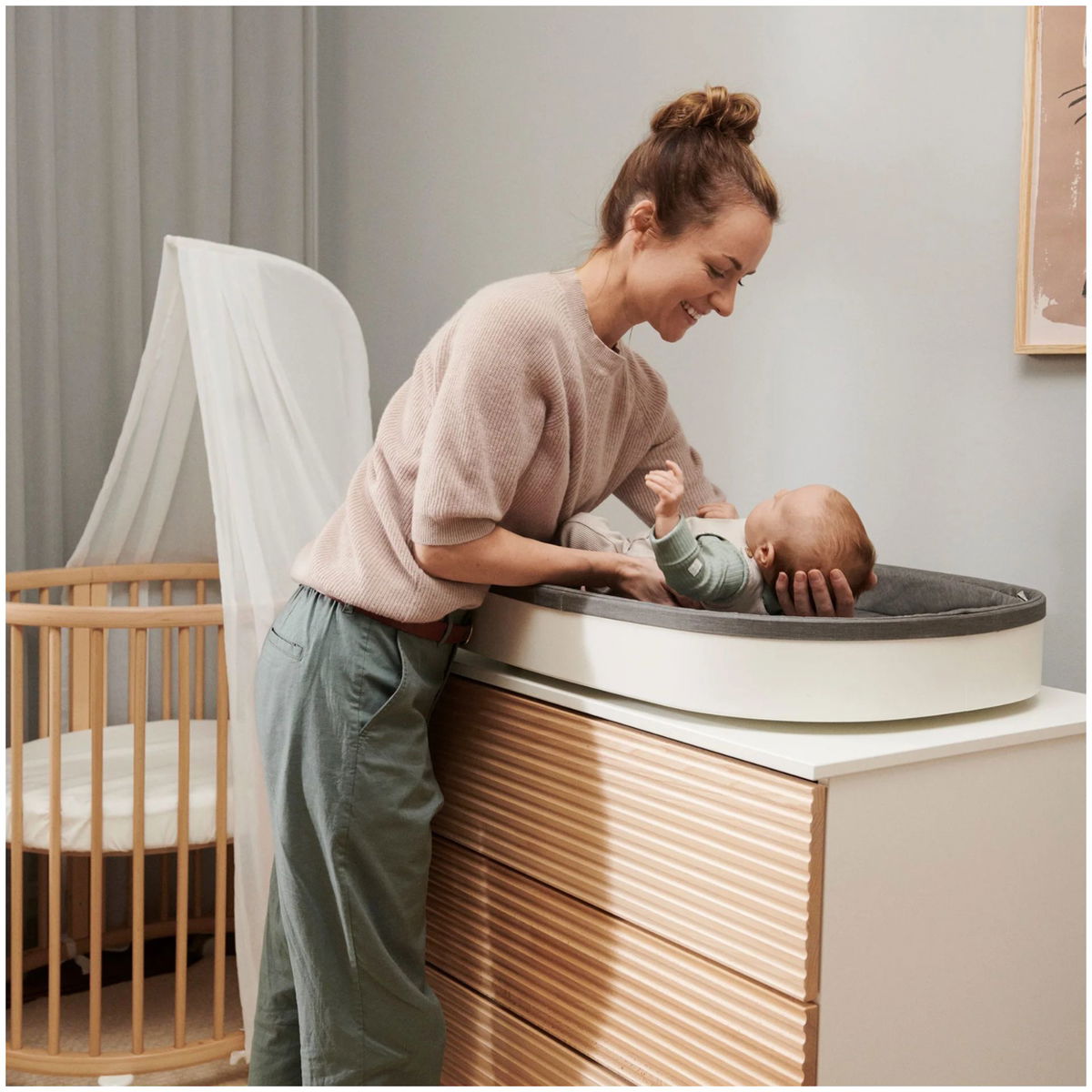 STOKKESTOKKE   Sleepi Dresser mit Changer white