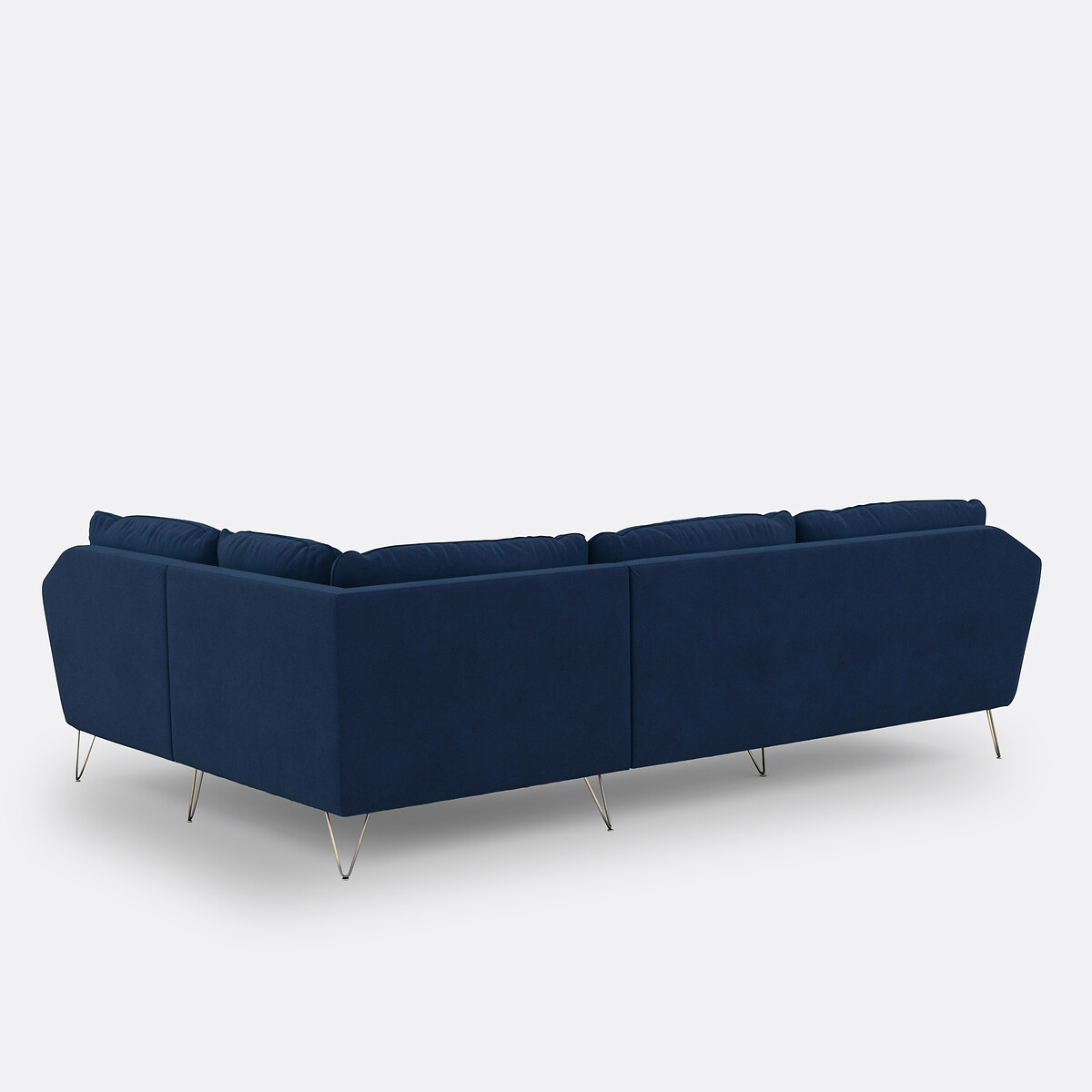 LA REDOUTE INTERIEURS<br>Sofá de canto XL em veludo, Topim