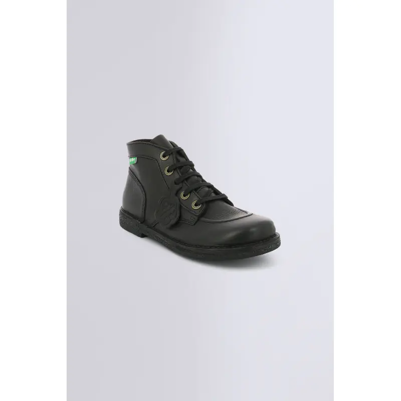 LEGENDIKNEW NOIR SEMELLE NOIRE BOTTINES Cuir Femme