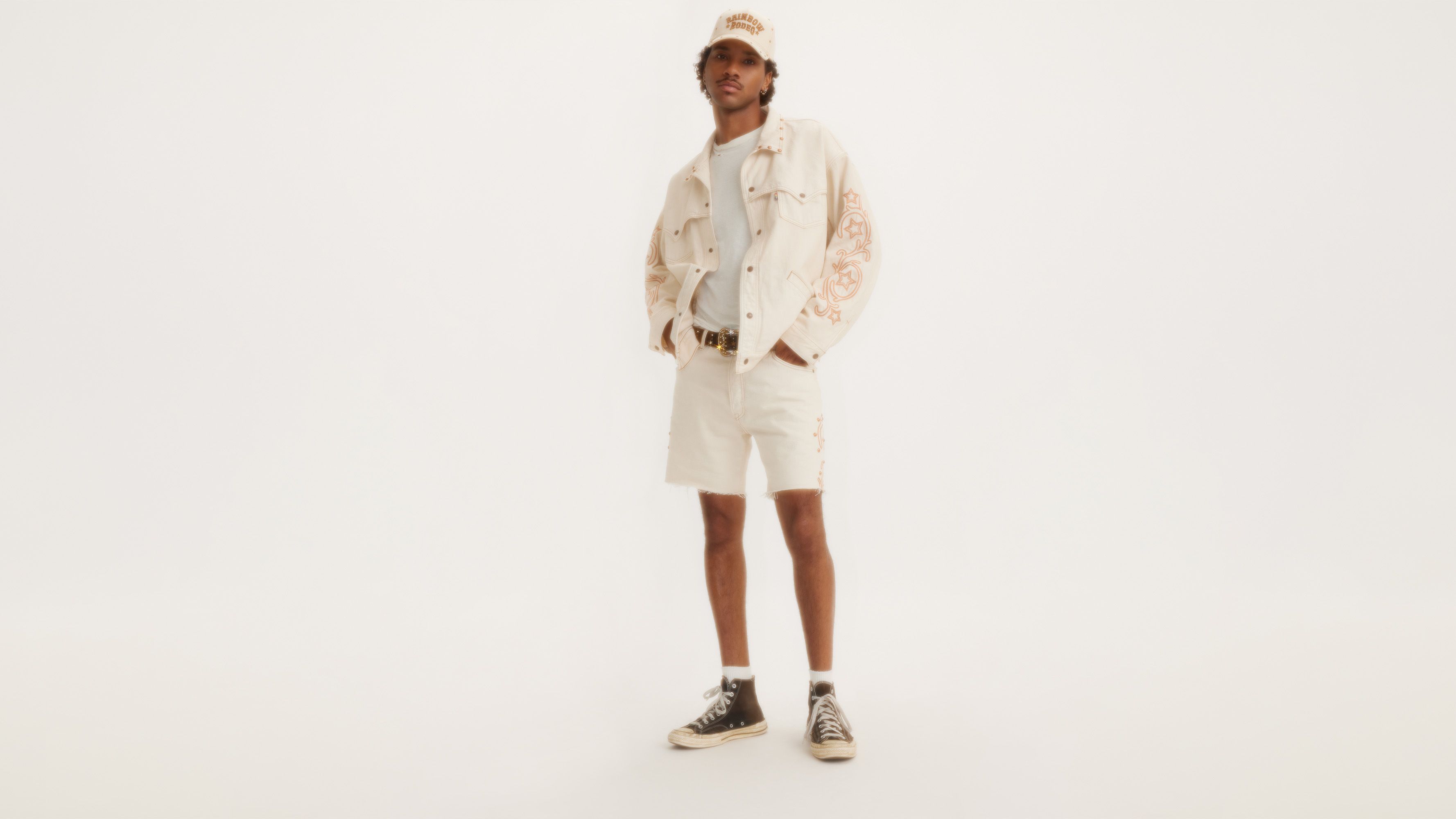 Levi's® Pride Short 501® '93 effiloché - Rodeo Boots Short - Blanc