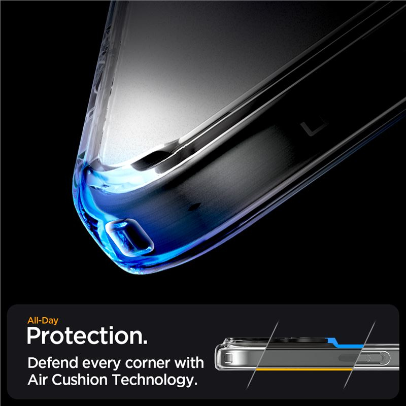 iPhone 16 Pro Ultra Hybrid MagSafe Hülle TPU Bumper Acryl Rückseite Air Cushion Fallschutz (ACS08133) - Frost Clear