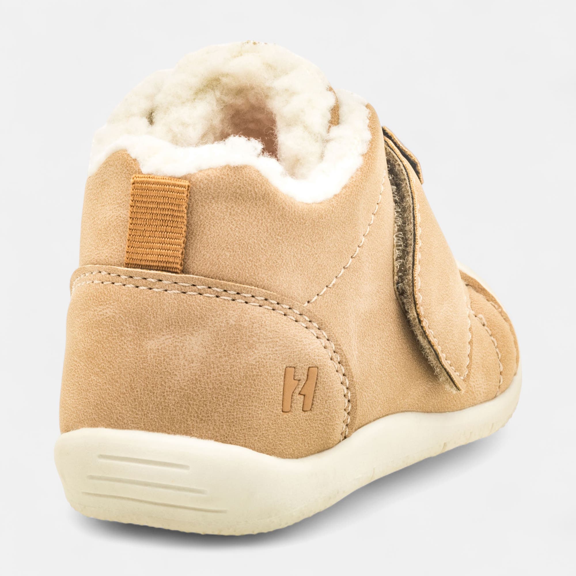 Baskets hautes Bébé garçon taupe