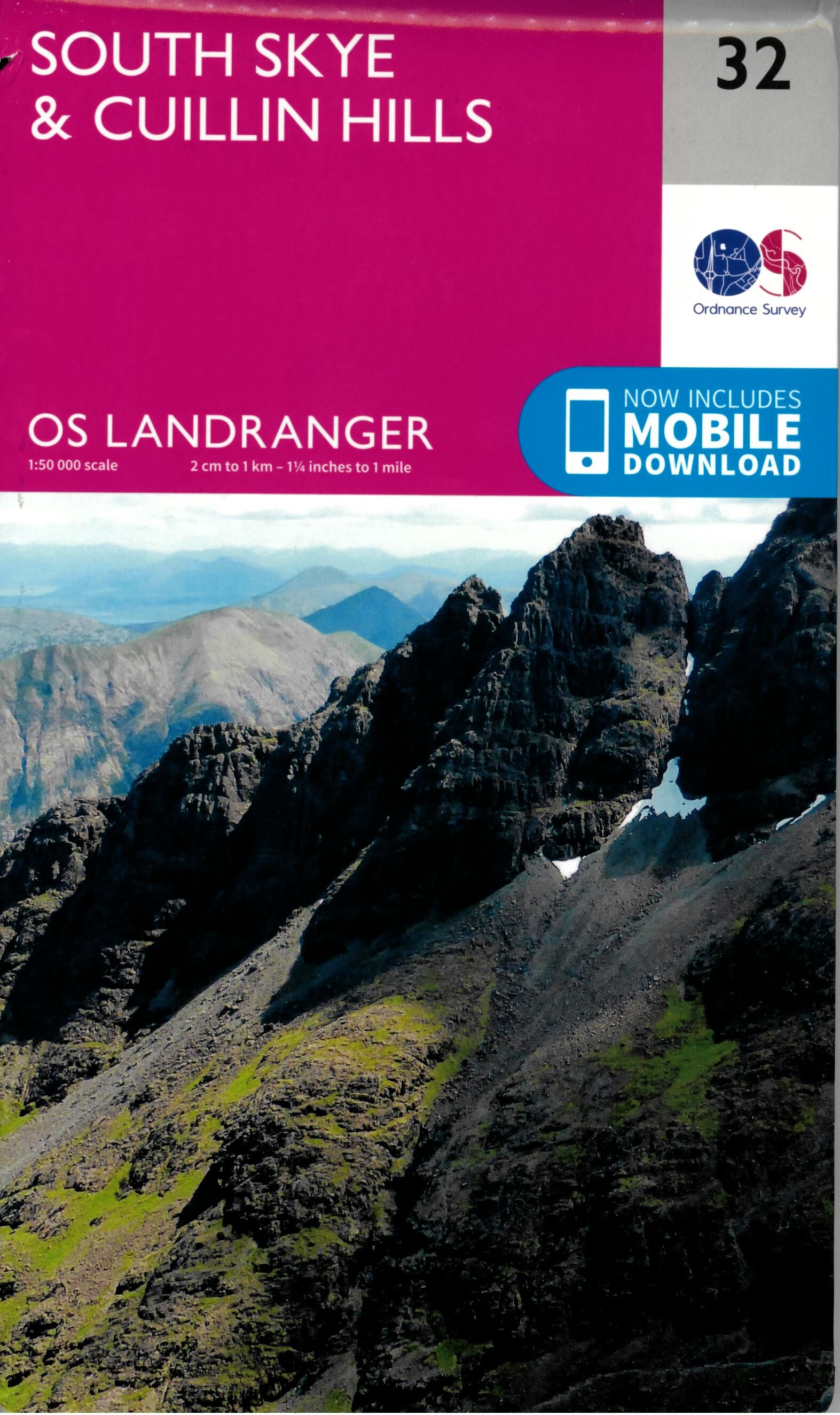 ORDNANCE SURVEY - 32 GB SOUTH SKYE 1 50 000