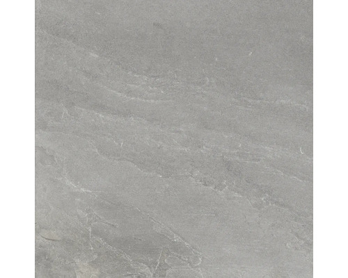Porseleinen steengoed wand- en vloertegel Meran grijs 59,7 x 59,7 cm 6 mm dik mat gerectificeerd