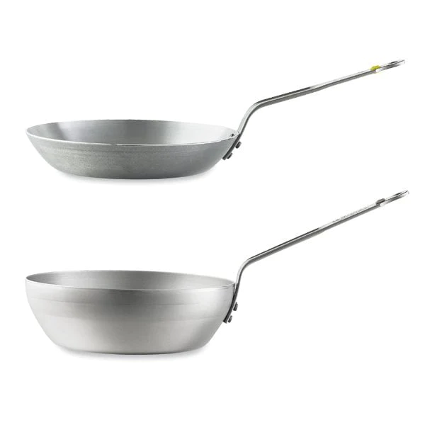 Lot Poêle 24 cm et Poële paysanne 24 cm Minéral B élement De Buyer