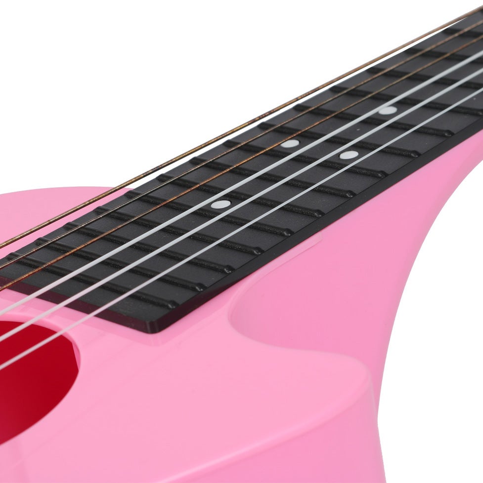 Korala PUG-40-PK polycarbonaat guitarlele roze