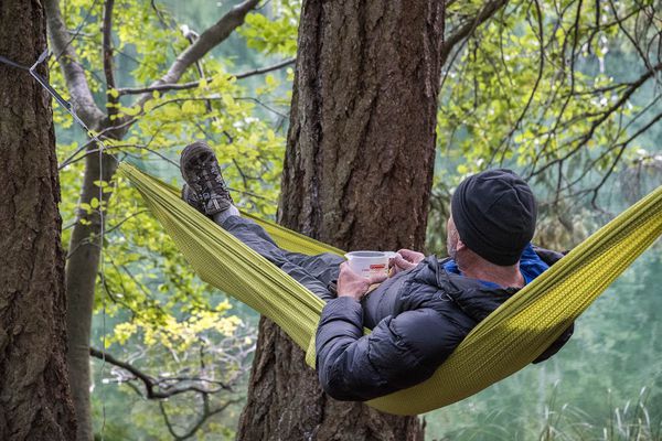 TRAVEL HAMMOCK KIT Hängematte  grün
