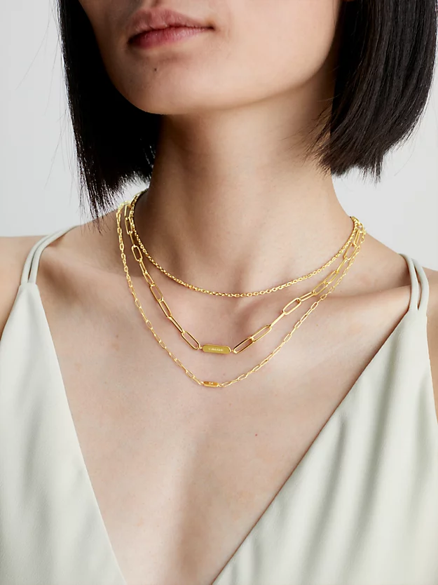 Conjunto de presente com corrente e colar