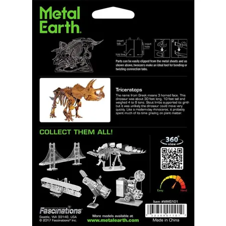 Metal Earth Triceratops