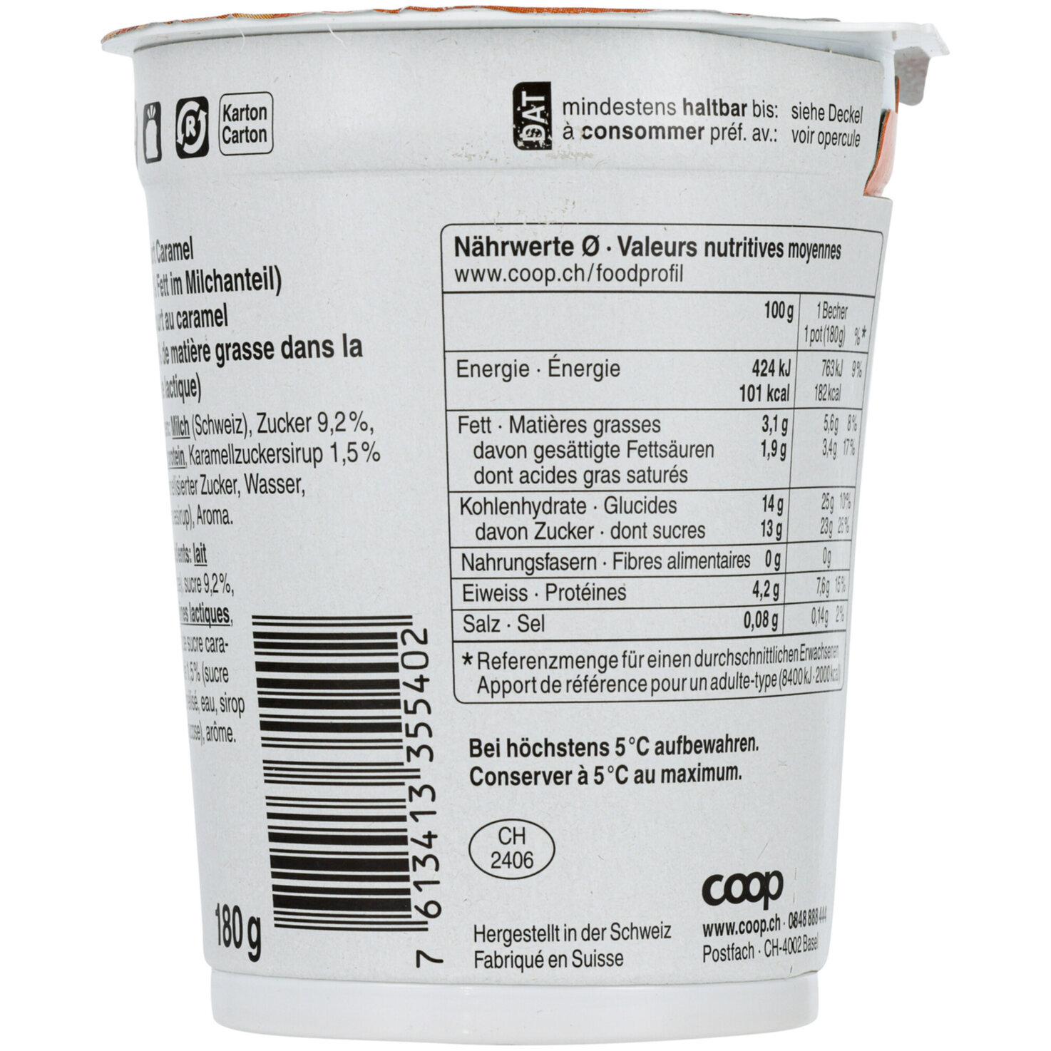 Joghurt Caramel 2x180g
