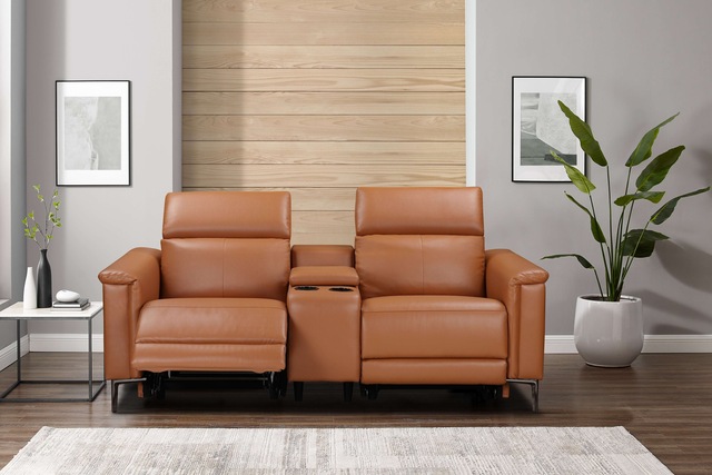 Home affaire 2-Sitzer »Lund, 2er-Kinosofa, TV-Sessel, Multimedia-Sofa, USB-A,« m. elektrischer o. manueller Relaxfunktion, Getränkehalter u. Staufach