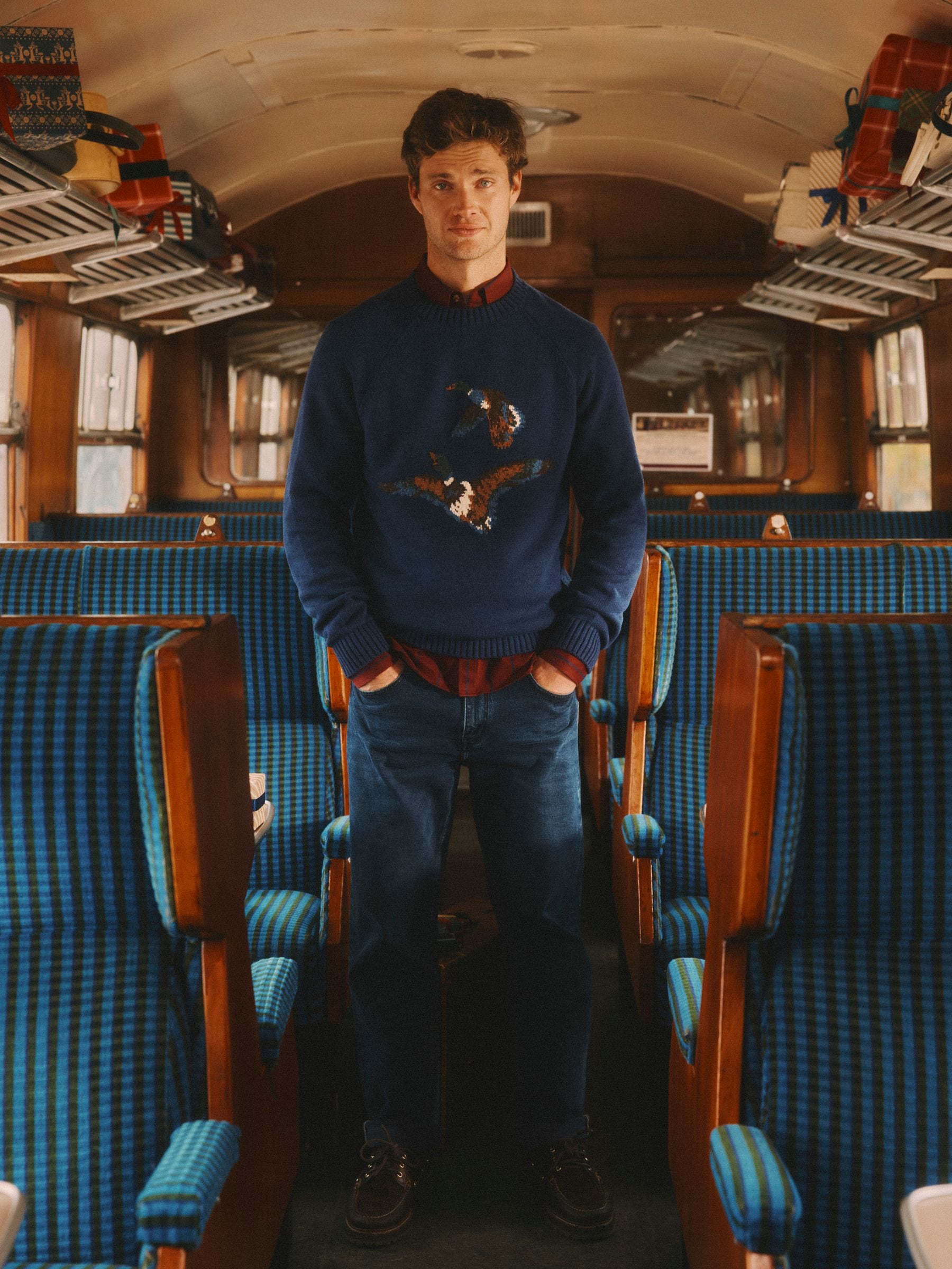 Joules Duck Intarsia Crew Neck Jumper