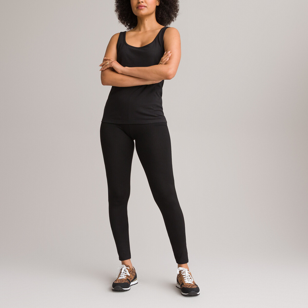 ANNE WEYBURN<br>Leggings, malha elástica