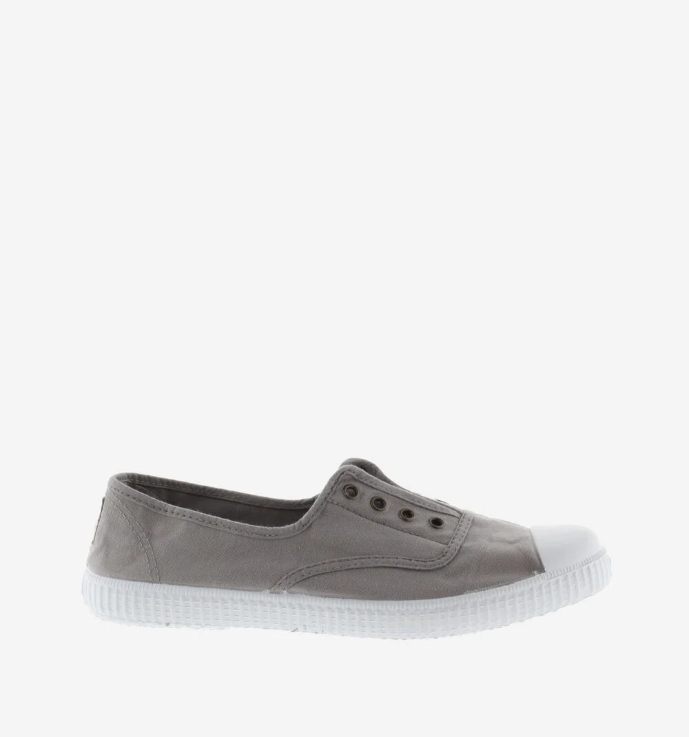 1915 INGLESA TENNIS TOILE DREC® ÉLASTIQUE Baskets en toile avec élastique pour femme GRIS