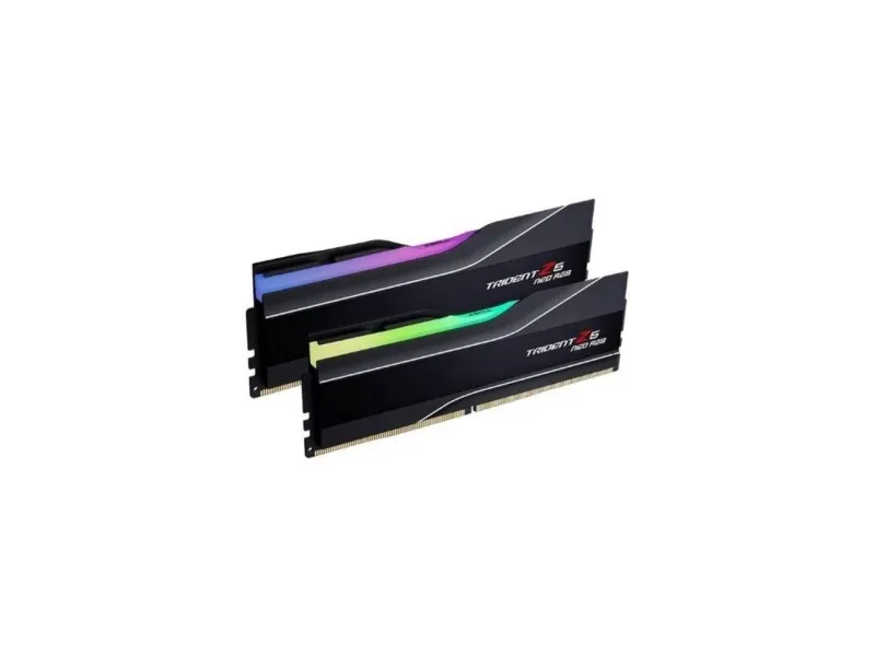 G.Skill Trident Z5 Neo RGB - DDR5 - sæt - 64 GB: 2 x 32 GB - DIMM 288-PIN - 6000 MT/s / PC5-48000 - CL30 - 1.4 V - ikke bufferet - ikke-ECC - mat sort