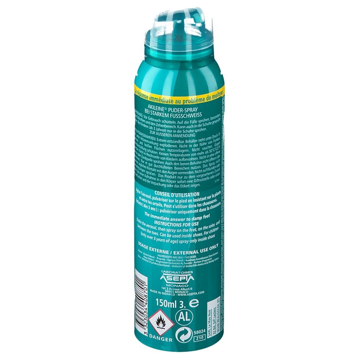 AKILEINE® Fuß-Puder-Spray