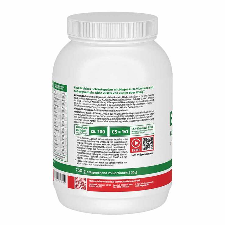 Eiweiss Schoko Megamax Pulve, 750 g