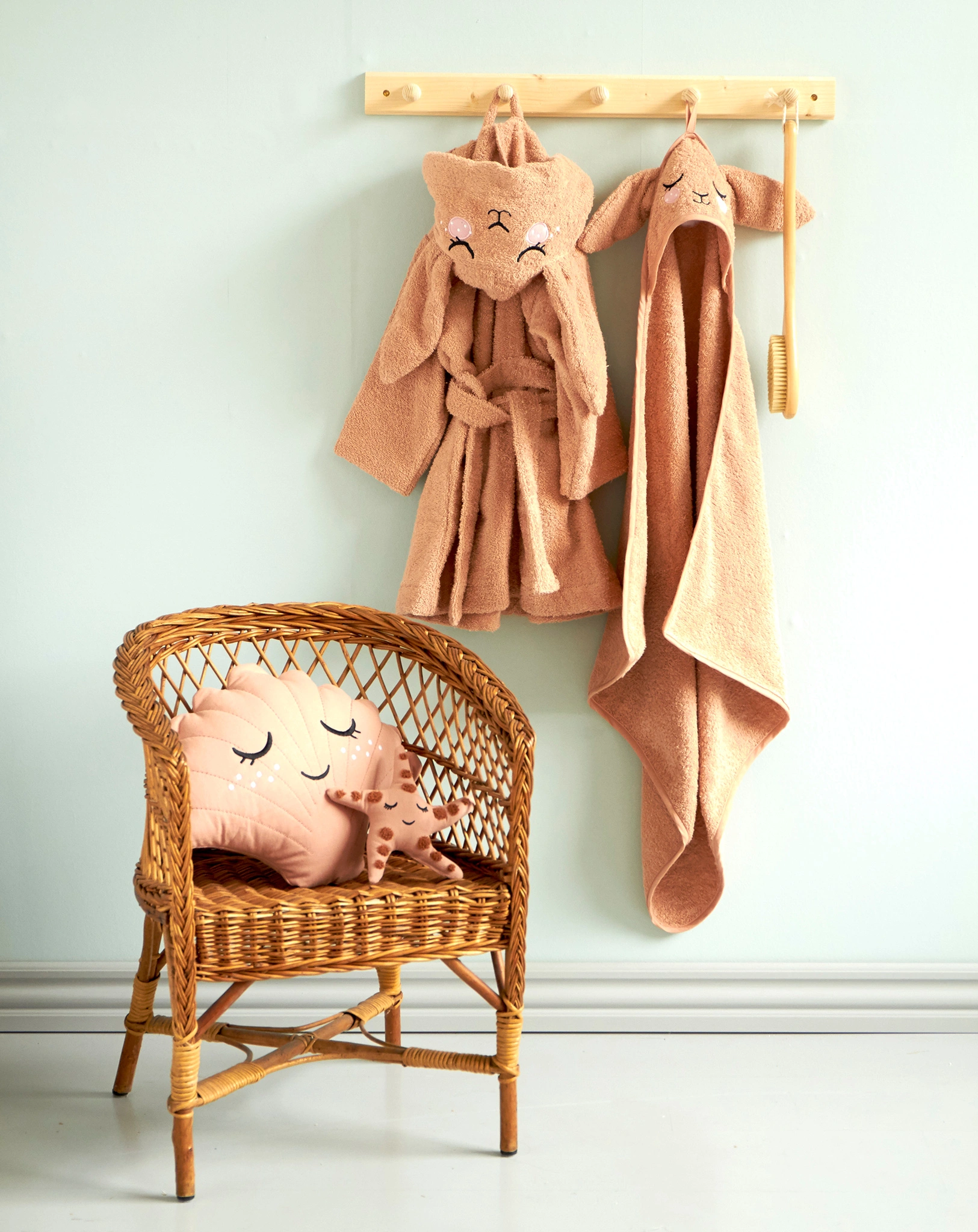Bademantel BUNNY in rose