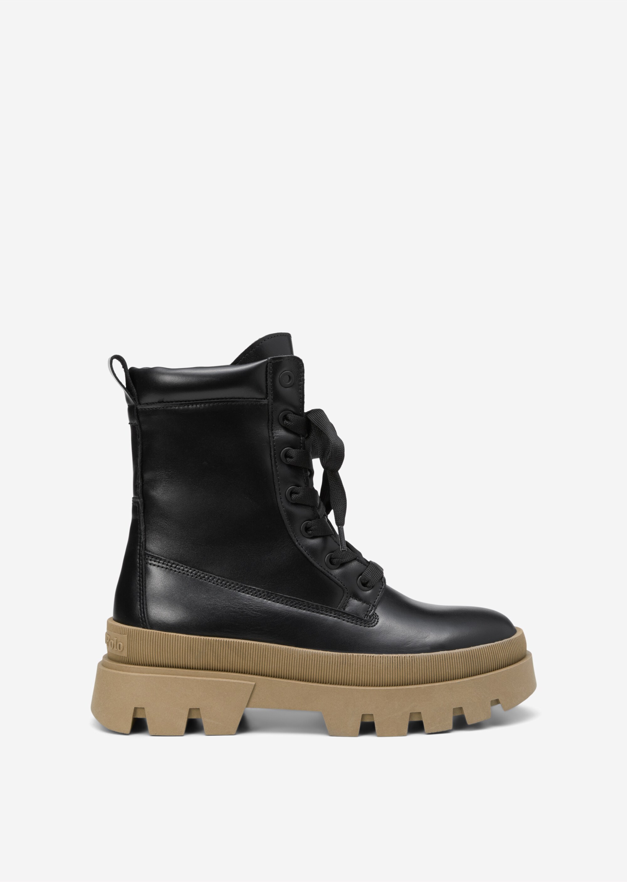 Schnürstiefel mit flauschigem Futter