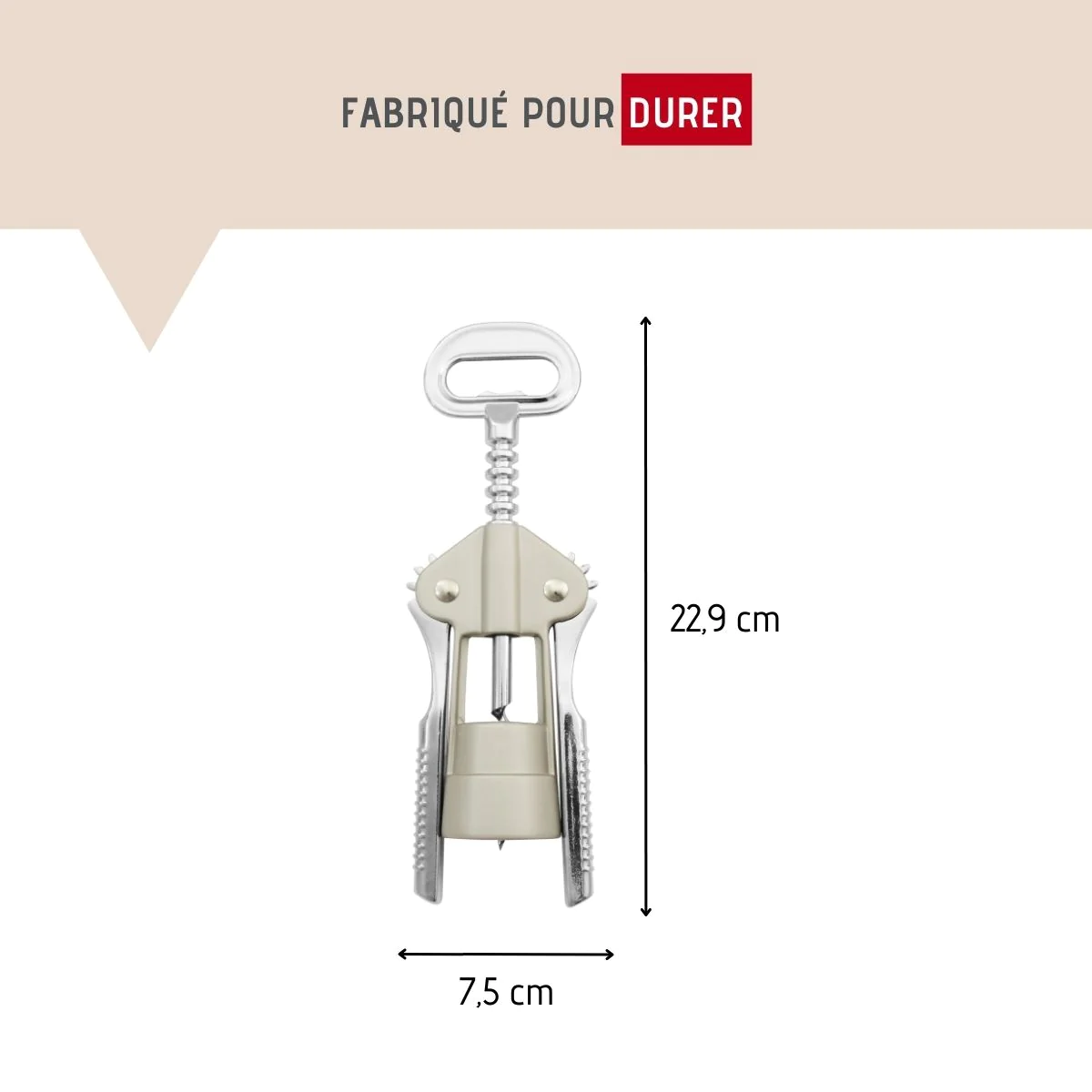 Tire bouchon à levier fonction décapsuleur Boissons FM Professional