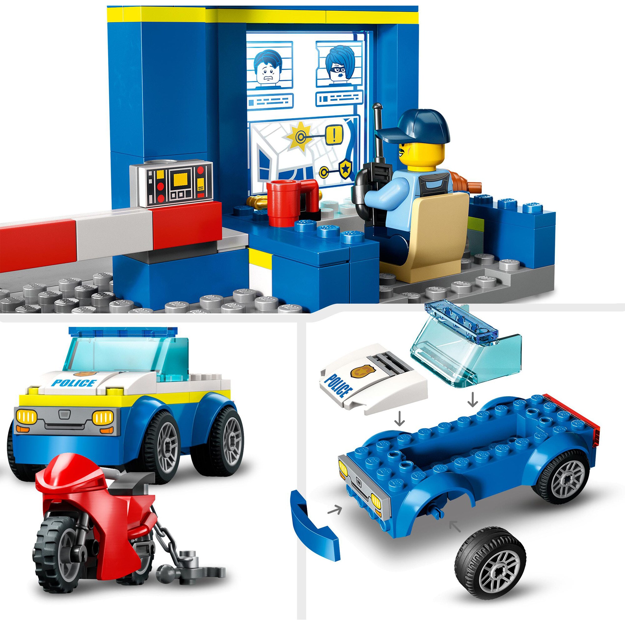 LEGO Konstruktionsspielzeug City Ausbruch aus der Polizeistation