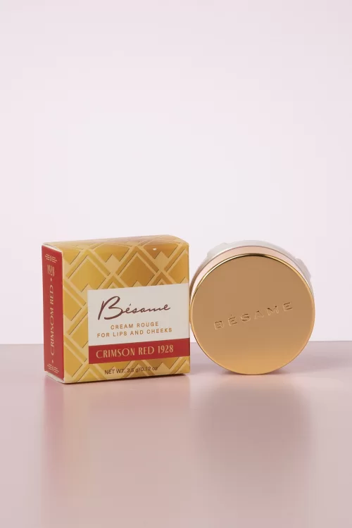 Bésame Cosmetics Crimson Crème Rouge & Lipkleur