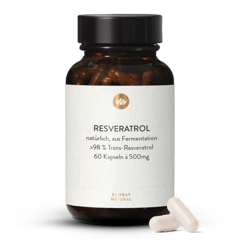 Sunday Natural Products  Resveratrol Kapseln500mg