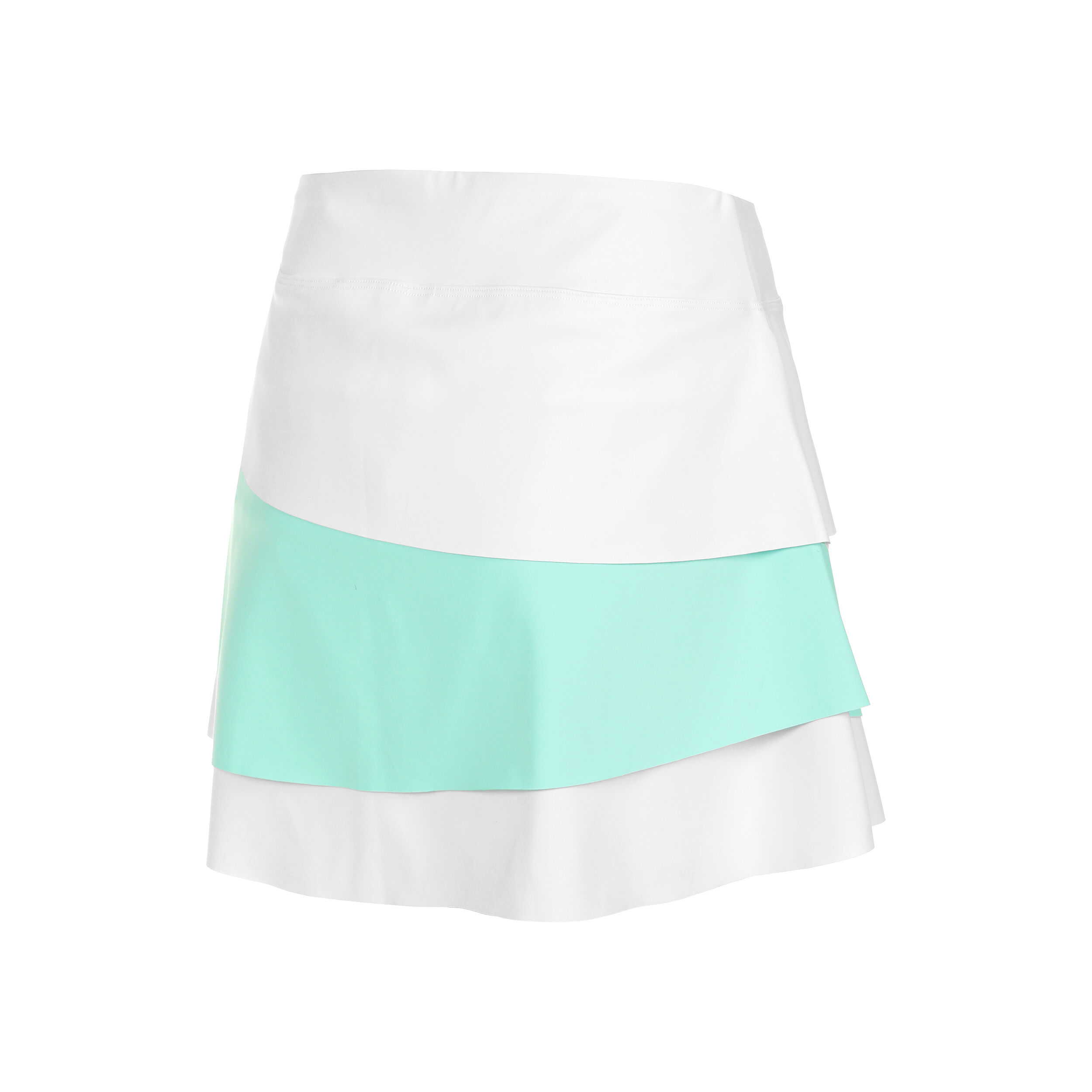 Quiet Please Wild Flounce Jupe Femmes - Blanc , Turquoise